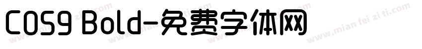 C059 Bold字体转换